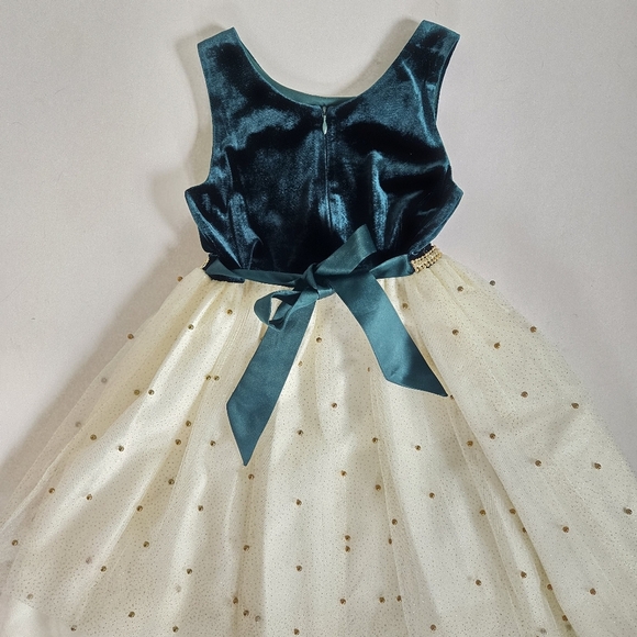 Couture Princess formal birthday wedding party dress girls size 7 - Picture 8 of 11